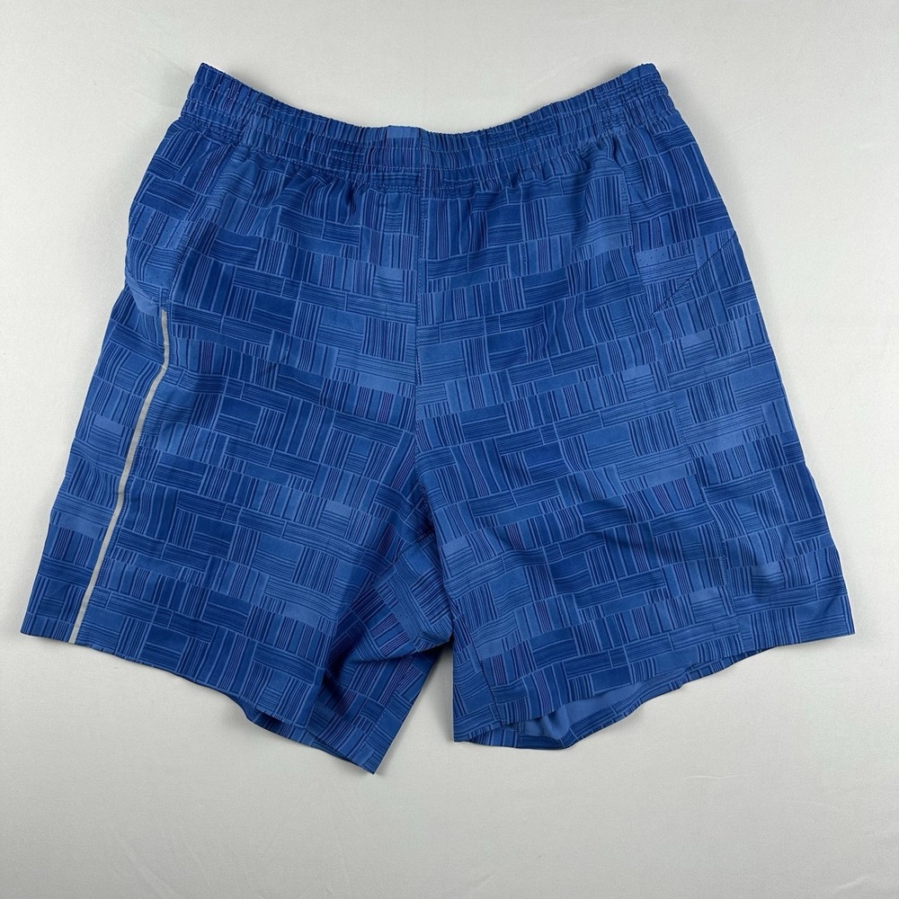 VRST Men's Small Lined Run Short Pure Blue Performance For Comfortable